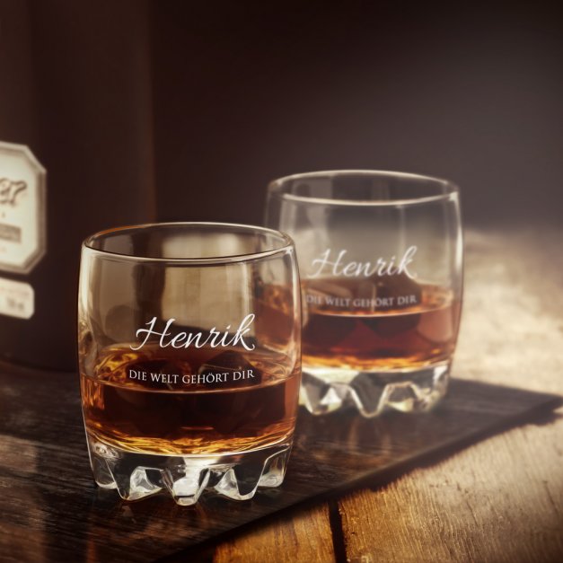 Sylvana Whisky Glas mit Gravur für ihn zum 18. Geburtstag