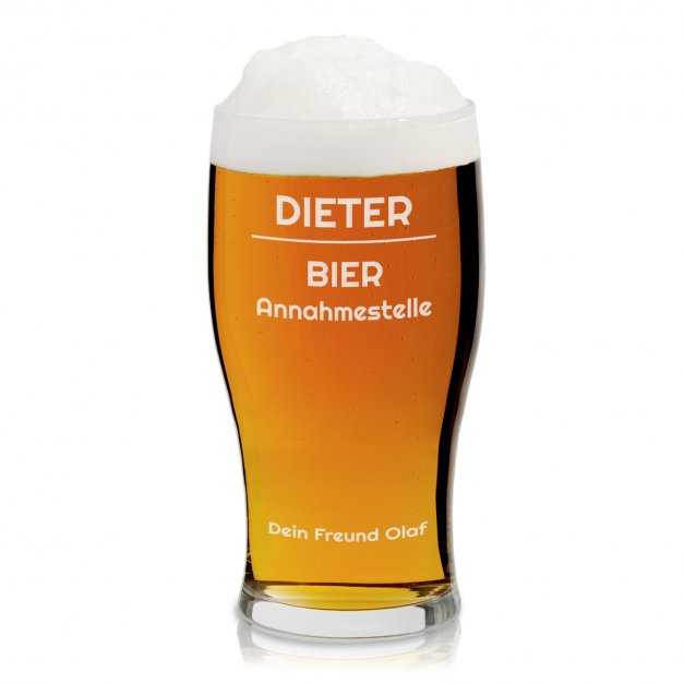 Bierglas mit Gravur für Ihren besten Freund