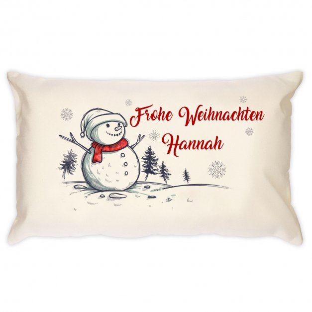 Dekokissen mit Aufdruck für sie zu Weihnachten