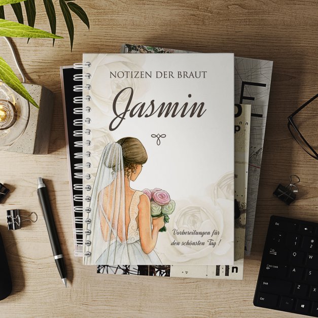 Notizheft im Hardcover mit Aufdruck für ihren Junggesellenabend