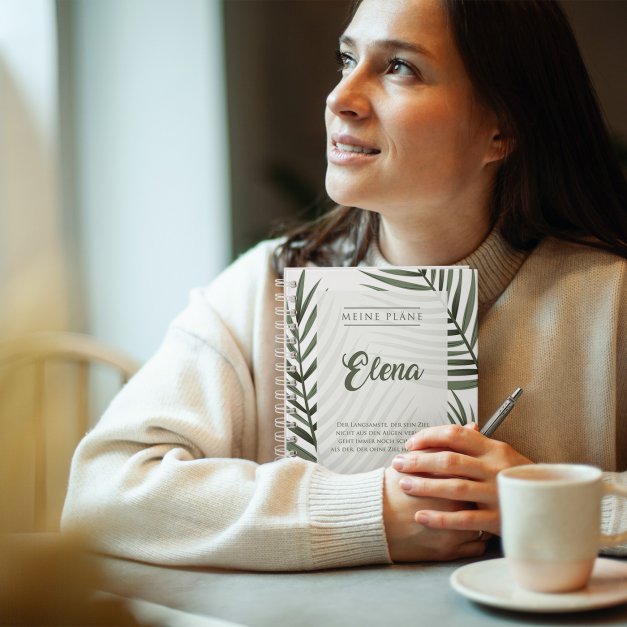 Basics Notizbuchmit Aufdruck für sie als Geburtstagsgeschenk oder Beförderung