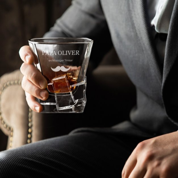 Ice Blink Whisky Glas mit Gravur für Ihren Vater