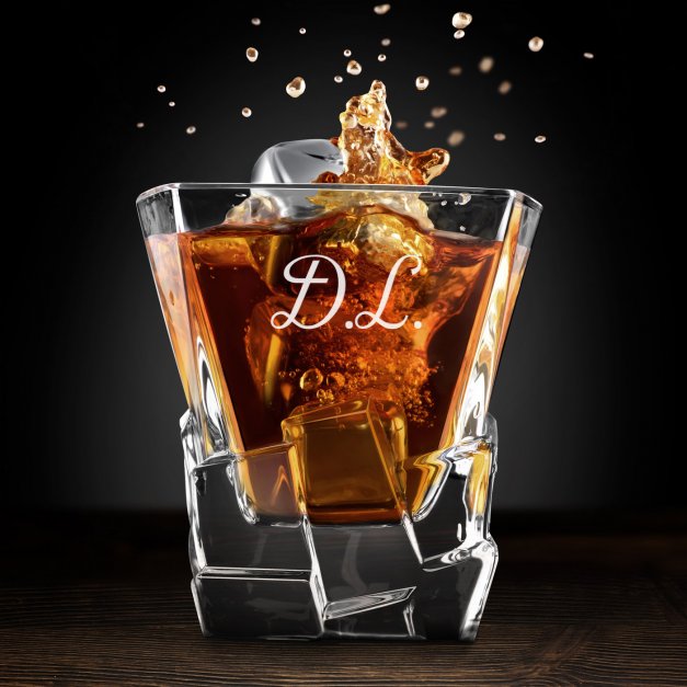 Ice Blink 6er Whisky Gläser Set mit Gravur für einen eleganten Gentleman