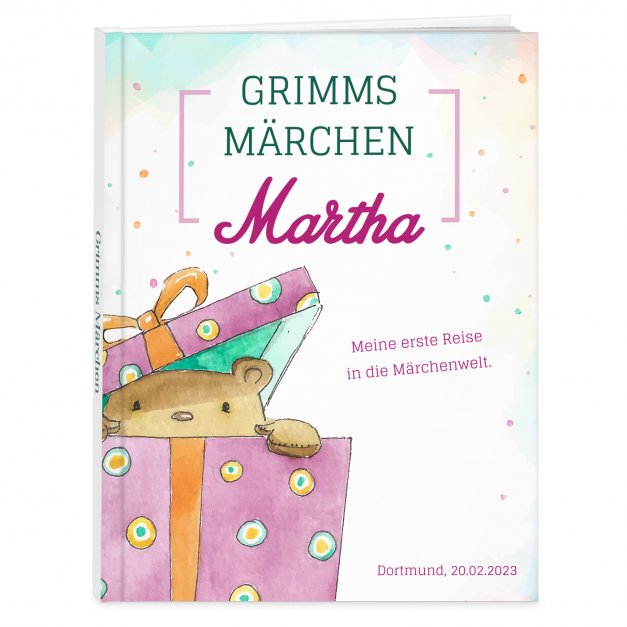 Grimms-Märchenbuch für Kinder mit Aufdruck Märchenhafte Abenteuer