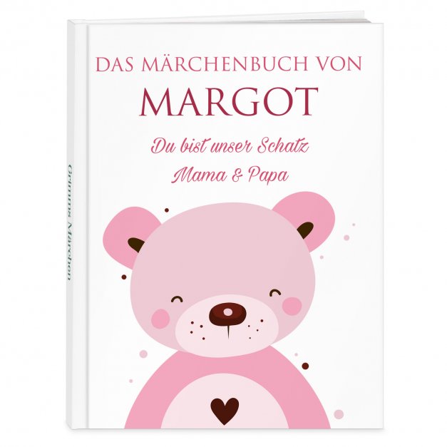 Grimms-Märchenbuch für Kinder mit Aufdruck kleiner Teddybär