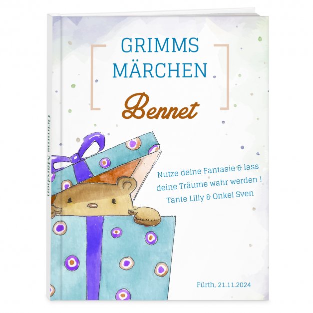 Grimms-Märchenbuch für Kinder mit Aufdruck Fantasie