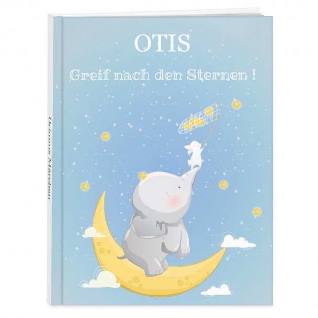 Grimms-Märchenbuch für Kinder mit Aufdruck Nachtmond