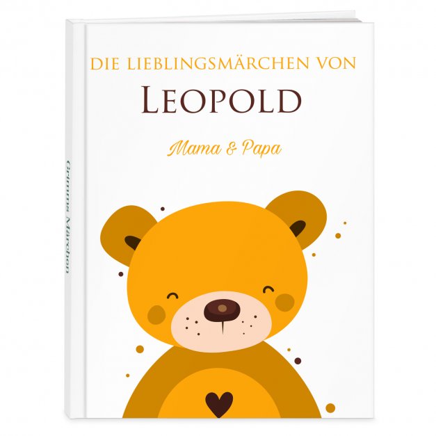 Grimms-Märchenbuch für Kinder mit Aufdruck Teddybär