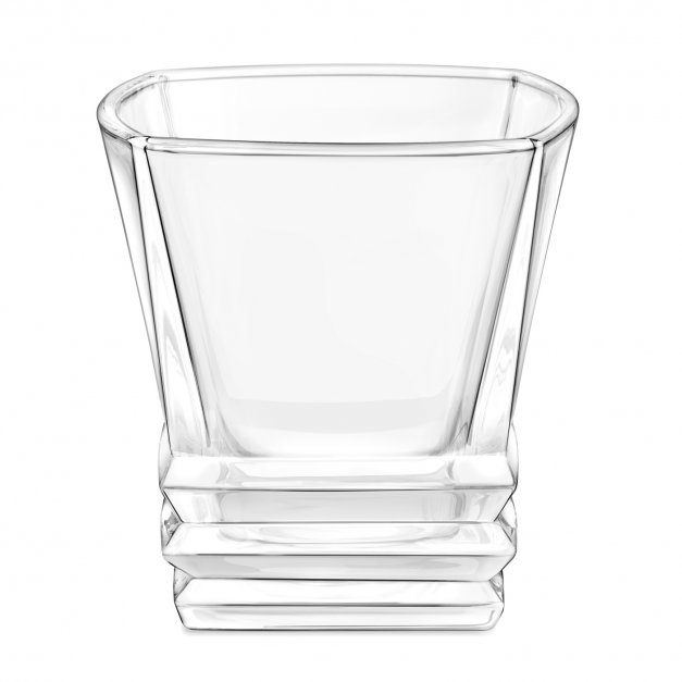 Geometric Whisky Glas mit Gravur für einen Whiskygenießer