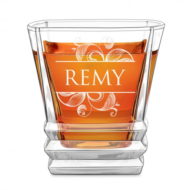 Geometric 6er Whisky Gläser Set mit Gravur für sie zum Jubiläum