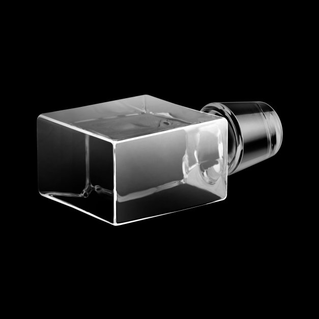 Cube Whisky Karaffe mit 4 Gläsern mit eingraviertem Initiale