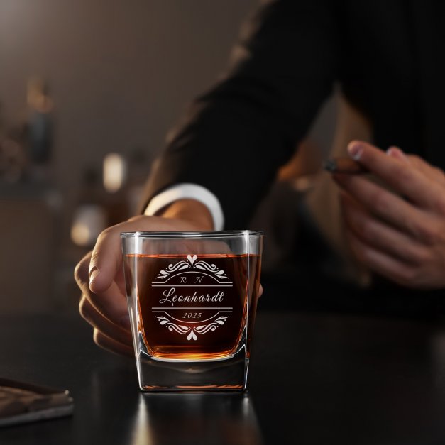 6er Whisky Gläser Set mit Gravur für ein Paar zur Hochzeit, zum Hochzeitstag, Einzug