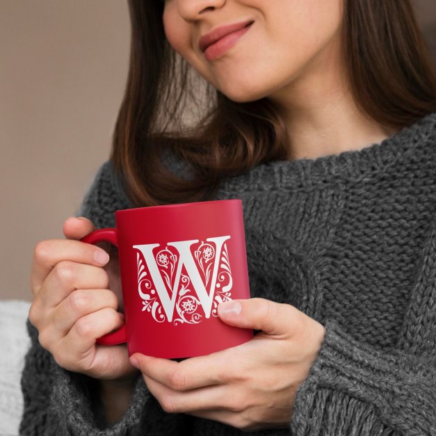 2 Keramikbecher mit Gravur Rot/Matt für ein Paar zum Hochzeitstag Einzug zu Weihnachten zum Valentinstag