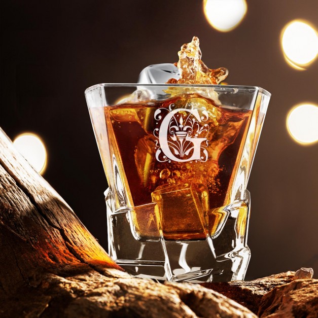 Ice Blink Karaffe Set mit 2 Gläsern mit Gravur für einen Whiskyconnoisseur