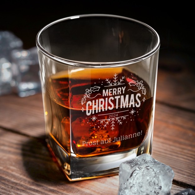 Whisky Karaffe Set mit 2 Gläsern mit Gravur für sie zu Weihnachten